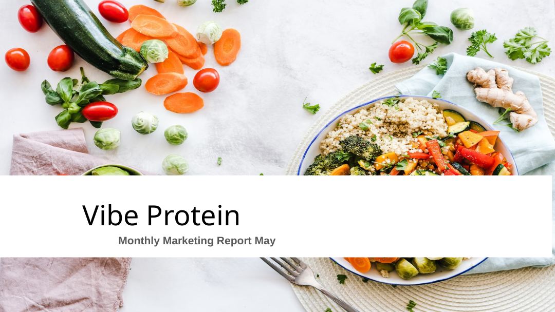 Vibe Protein campaign and social content imagery